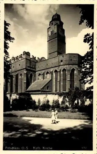 Ak Paczków Patschkau Oberschlesien, Katholische Kirche