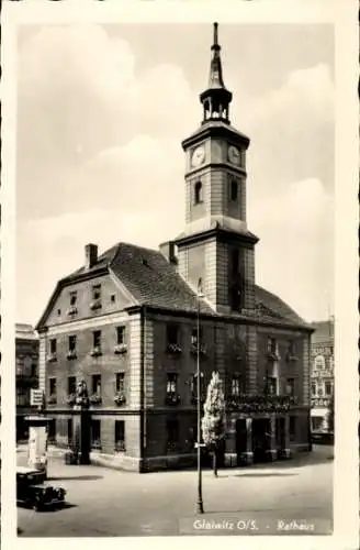 Ak Gliwice Gleiwitz Oberschlesien, Rathaus