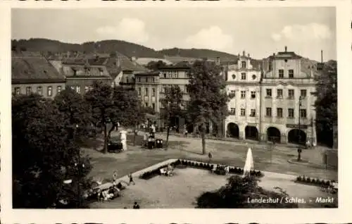 Ak Kamienna Góra Landeshut Riesengebirge Schlesien, Markt