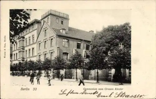 Ak Berlin Mitte, Gymnasium zum Grauen Kloster