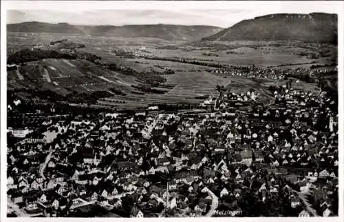 Ak Metzingen in Württemberg, Fliegeraufnahme