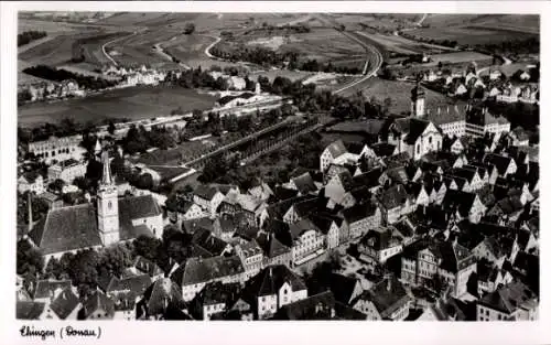 Ak Ehingen an der Donau, Fliegeraufnahme