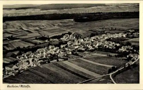 Ak Westheim Mittelfranken, Fliegeraufnahme