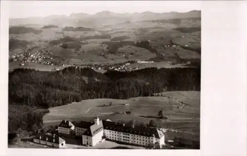 Ak Ried Pfronten im Allgäu, Fliegeraufnahme, Versorgungs-Krankenhaus