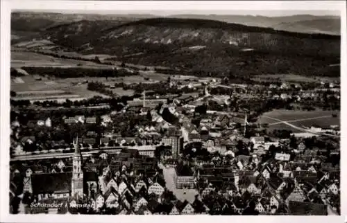 Ak Schorndorf im Remstal Württemberg, Fliegeraufnahme