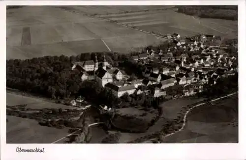 Ak Obermarchtal in Württemberg, Fliegeraufnahme