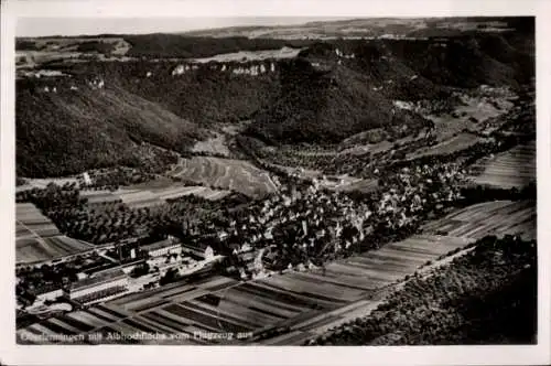 Ak Oberlenningen Lenningen in Württemberg, Fliegeraufnahme