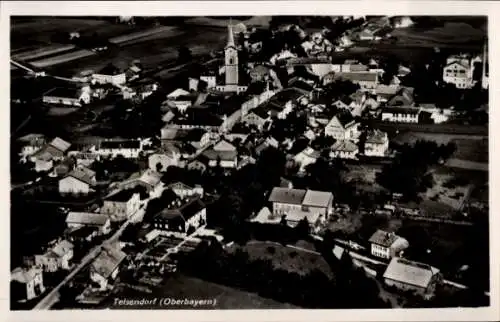 Ak Teisendorf in Oberbayern, Fliegeraufnahme