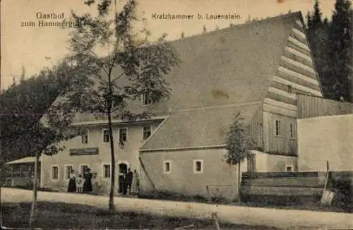 Ak Kratzhammer Altenberg im Erzgebirge, Gasthof zum Hammergut