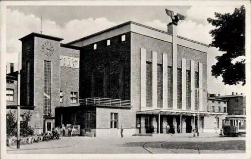 Ak Olomouc Olmütz Stadt, Hauptbahnhof