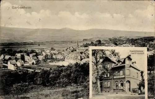 Ak Garbenheim Wetzlar an der Lahn, Panorama, Geschäftshaus Carl F. Amend