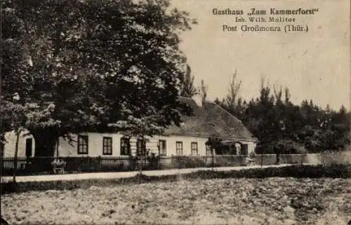 Ak Großmonra Kölleda in Thüringen, Gasthaus zum Kammerforst