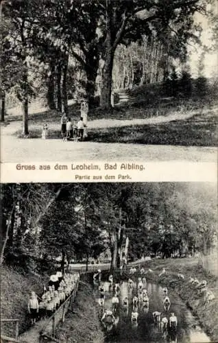 Ak Bad Aibling in Oberbayern, Leoheim, Park