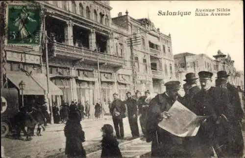 Ak Saloniki Thessaloniki Griechenland, Nikis Straße