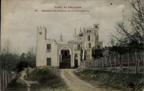 Ak Garnes Senlisse Yvelines, Chateau de la Chataignerie