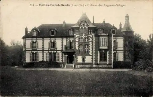 Ak Selles Saint Denis Loir et Cher, Chateau des Anges en Sologne