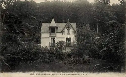 Ak Artannes Indre et Loire, Villa Molletterie