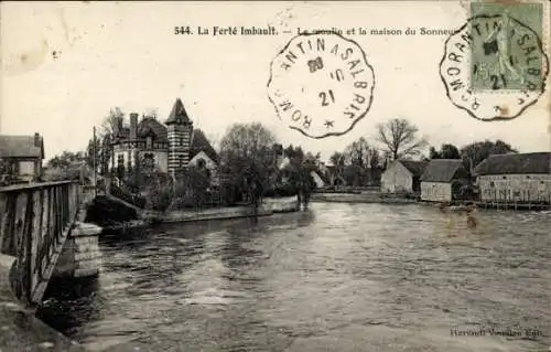 Ak La Ferté Imbault Loir et Cher, Mühle, Maison du Sonneur