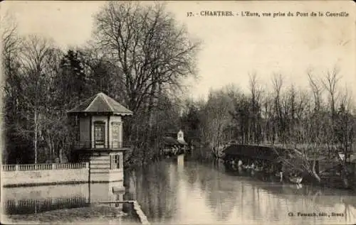 Ak Chartres Eure et Loir, Eure, Brücke