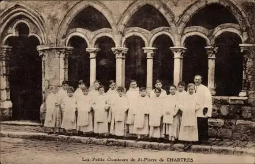 Ak Chartres Eure et Loir, Les Petits Chanteurs de St. Pierre