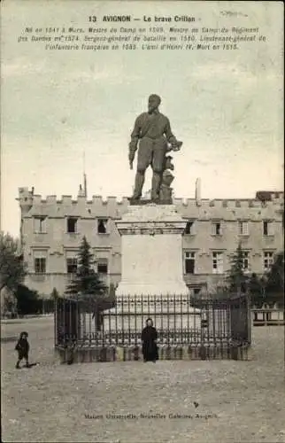 Ak Avignon Vaucluse, Le brave Crillon