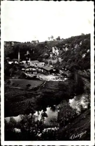 Ak Chateauponsac Haute Vienne, Usine, Sägewerk