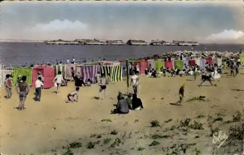 Ak Le Verdon sur Mer Gironde, La Grande Plage