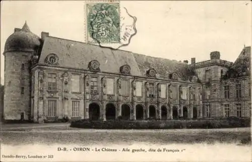 Ak Oiron Deux Sèvres, Schloss, Aile gauche dite de Francois 1er