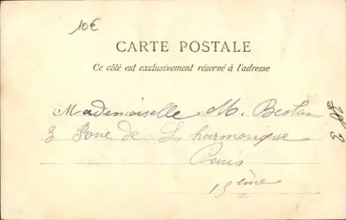 Ak Beauvais Oise, Square, Station des Voitures