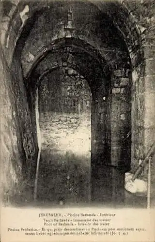 Ak Jerusalem Israel, Teich Bethesda