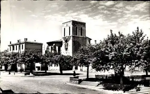 Ak Fronton Haute Garonne, Eglise, Ecole