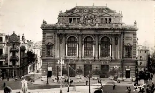 Ak Montpellier Hérault, Place de la Comedie