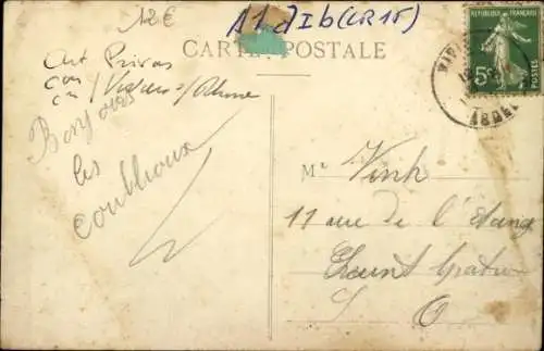 Ak Viviers Ardèche, Place de la Roubine