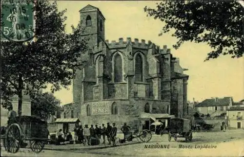 Ak Narbonne Aude, Musee Lapidaire