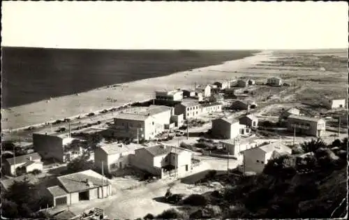 Ak Leucate Aude, vue sur la Plage