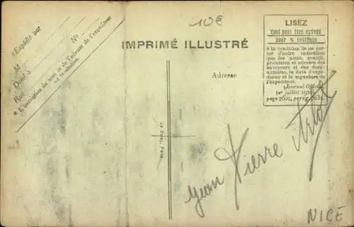 Ak Nice Nizza Alpes Maritimes, Karneval 1921, Char Nautique Sports