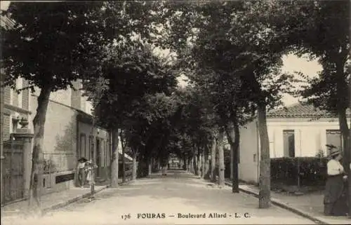 Ak Fouras Charente-Maritime, Boulevard Allard