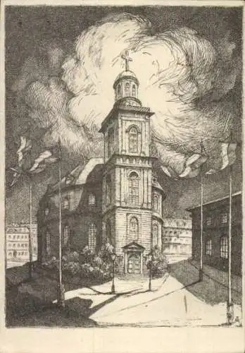 Ak Frankfurt am Main, Zum Jahrhundertgedenken der Paulskirche, 1848 - 1948