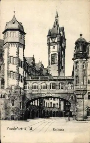 Ak Frankfurt am Main, Rathaus