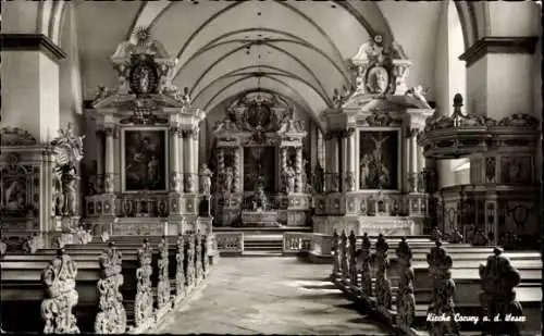 Ak Höxter in Nordrhein Westfalen, Corvey, Kirche