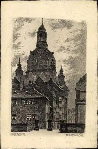 Ak Dresden Altstadt, Frauenkirche