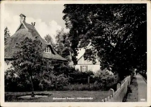 Ak Ostseebad Prerow auf dem Darß, Hülsenstraße