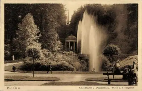 Ak Kleve am Niederrhein, Amphitheater im Tiergarten