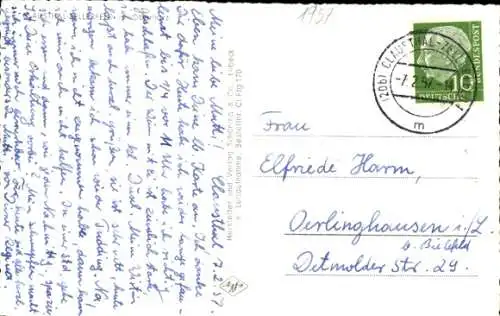 Ak Clausthal Zellerfeld im Oberharz, Fliegeraufnahme, Gesamtansicht