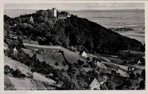 Ak Schaumburg Rinteln an der Weser, Schloss Schaumburg, Burg, Panorama