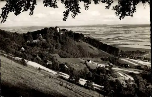 Ak Schaumburg Rinteln an der Weser, Schloss Schaumburg, Burg, Panorama