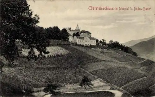 Ak Gernsbach im Murgtal Schwarzwald, Schloss Eberstein