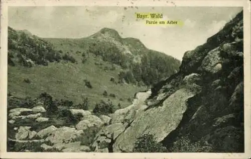 Ak Bayerisch Eisenstein in Niederbayern, Großer Arber, bayrischer Wald