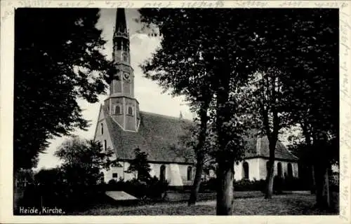 Ak Heide in Holstein, Kirche