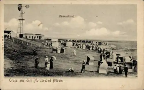 Ak Nordseebad Büsum, Herrenstrand